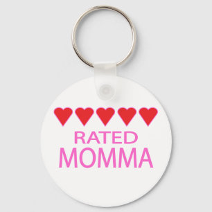 Vijf Heart Momma Sleutelhanger