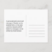 Vijf Insecten kijken "Bedankt!" Briefkaart (Achterkant)