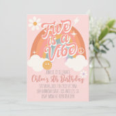 Vijf is een Vibe Rainbow Kaart (Staand voorkant)