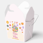 Vijf is een Vibe Retro Disco Ball 5e Verjaardagsfe Bedankdoosjes (Geopend)