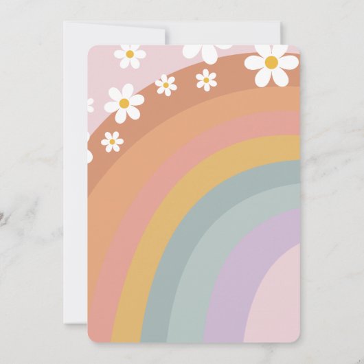 Vijf is een vibe Spa Rainbow 5e verjaardag Kaart (Achterkant)