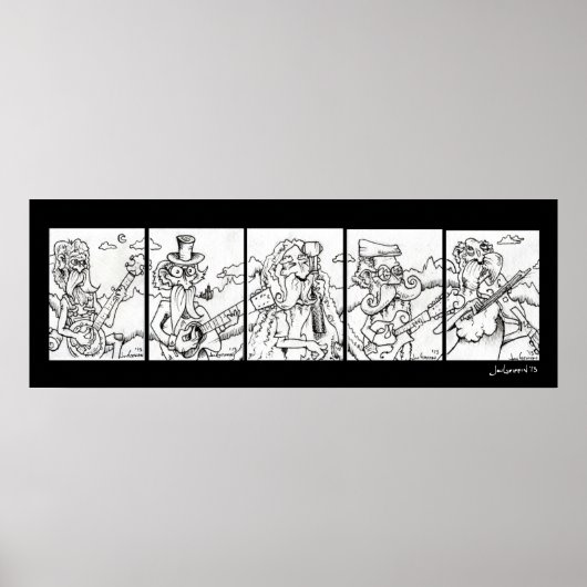 Vijf kaarsen poster (Voorkant)