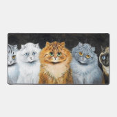 Vijf katten, Louis Wain Bureaumat (Voorkant)