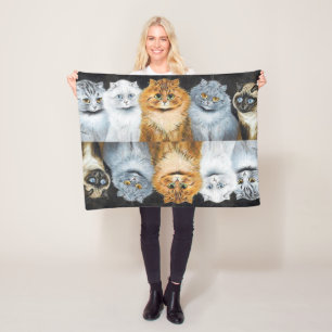 Vijf katten, Louis Wain Fleece Deken