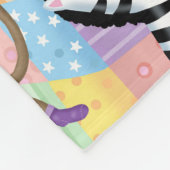 Vijf kleine apen flannelenmandje fleece deken (Hoek)