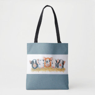 Vijf kleine Varkens Canvas tas