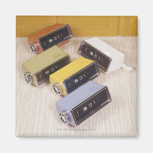 Vijf klokken magneet (Voorkant)