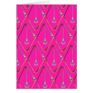 Vijf Lacrosse Sticks Roze