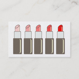 Vijf lippsticks maken artistiek Visitekaartje