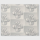 Vijf minuten terug cadeaupapier (Vlak)