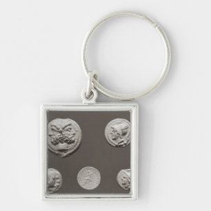 Vijf munten sleutelhanger
