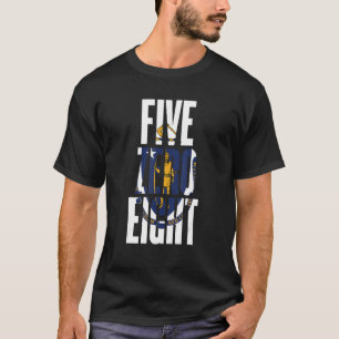 Vijf nul acht 508 het Massachusetts van de Code va T-shirt