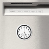 VIJF O'CLOCK CLOCK MAGNEET (Insitu (Vaatwasser))