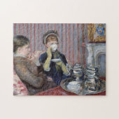Vijf O'Clock Tea | Mary Cassatt Legpuzzel (Horizontaal)