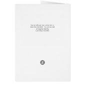 Vijf Photo Afstuderen Collage Congrates Card (Achterkant)