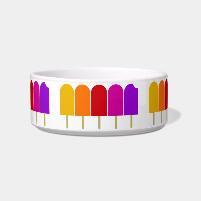 Vijf Popsicles Voerbakje (Voorkant)