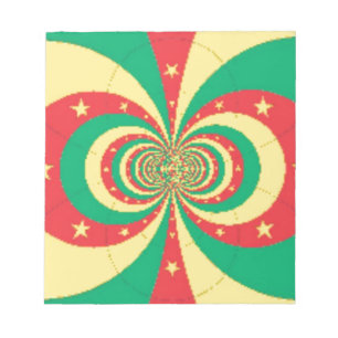 Vijf-puntige ster op de République du Cameroun Notitieblok