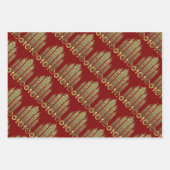 Vijf Ringen De Pentateuch Cut-Out Stencil Motif 2 Inpakpapier Vel (Voorkant 3)