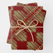 Vijf Ringen De Pentateuch Cut-Out Stencil Motif 2 Inpakpapier Vel (In situ)