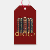 Vijf ringen Het Pentateuch uitgesneden stencil mot Cadeaulabel (Voorkant)