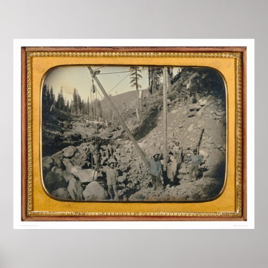 Vijf riviermijnwerkers... (40064) poster (Voorkant)