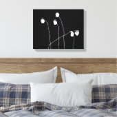 Vijf Rozen Canvas Afdruk (Insitu (Slaapkamer))