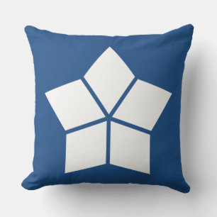 vijf ruiten (tekening van tien delen) kussen