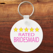Vijf Star Bridesmaid Sleutelhanger (Voorkant)