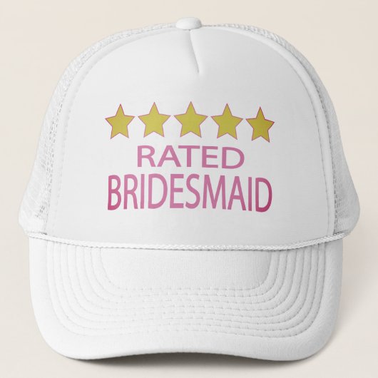 Vijf Star Bridesmaid Trucker Pet (Voorkant)