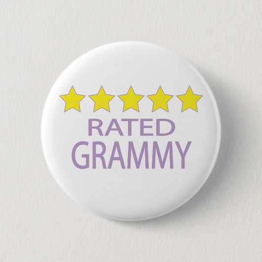 Vijf Star Grammy Ronde Button 5,7 Cm (Voorkant)