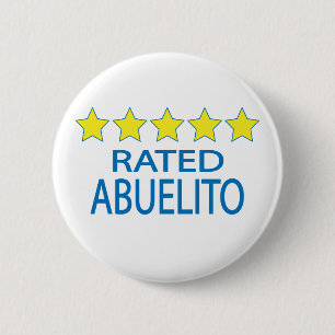 Vijf sterren Abuelito Ronde Button 5,7 Cm