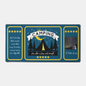 Vijf sterren camping foto bureaumat (Voorkant)