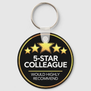 Vijf Sterren Collega, Werkgenoot Gift, Review Sleutelhanger