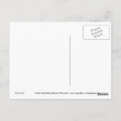 Vijf sterren-fractal briefkaart (Achterkant)