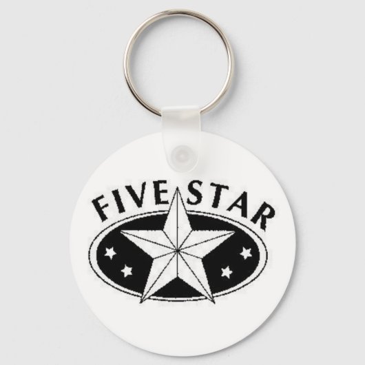 Vijf sterren Sleutelhanger (Voorkant)