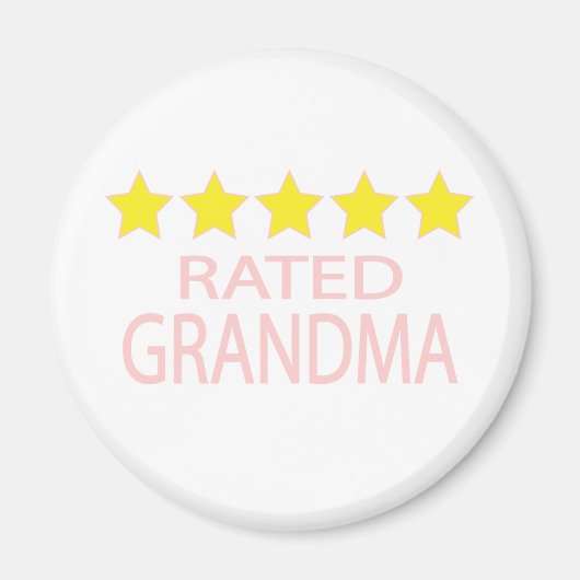 Vijf sterrengrootma magneet (Voorkant)