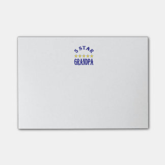 Vijf sterrenopa post-it® notes