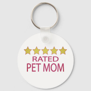 Vijf sterretjes mama sleutelhanger