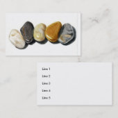 VIJF STONES: PEBBLES: Visitekaartje (Voorkant / Achterkant)