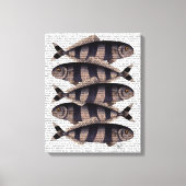 Vijf strips canvas afdruk (Voorkant)