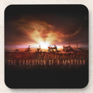 Vijf succesvolle Mars Rovers Bier Onderzetter