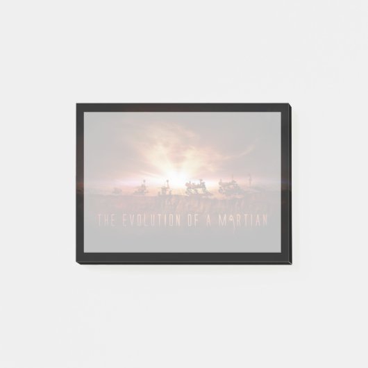 Vijf succesvolle Mars Rovers Post-it® Notes (Voorkant)