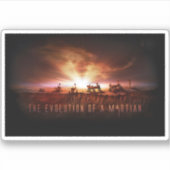 Vijf succesvolle Mars Rovers Sticker (Voorkant)