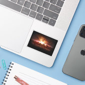 Vijf succesvolle Mars Rovers Sticker (Laptop met iPhone)