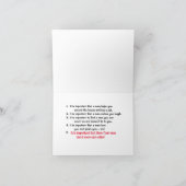 Vijf Tips voor een vrouw vouwd Wenskaart Kaart (Binnen)