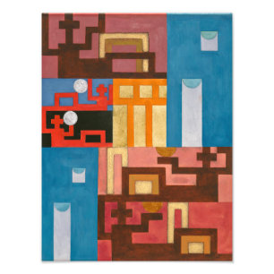 Vijf-Uitgebreide Cijfers Sophie Taeuber-Arp Foto Afdruk