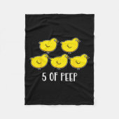 Vijf van PEEP Fun Respiratory Therapy Ven Fleece Deken (Voorkant)
