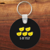 Vijf van PEEP Fun Respiratory Therapy Ven Sleutelhanger (Voorkant)