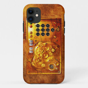 Vijf voor 12 Stoomklok Grunge iPhone 11 Hoesje