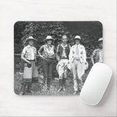 Vijf vrouwen op de ranch muismat (Met muis)